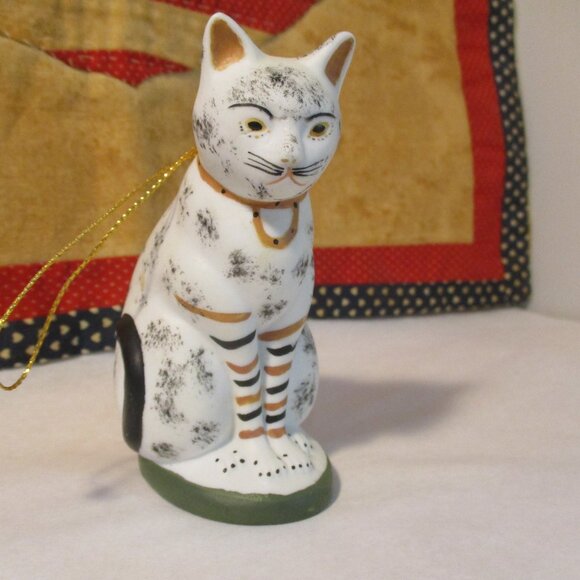 1993 MMA Metropolitan Museum of Art Fancy Cat Ornament Figurine - Picture 2 of 9